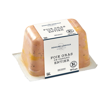 Foie gras de canard entier barquette