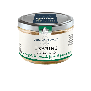 Terrine de canard au magret fumé et poivre vert bocal